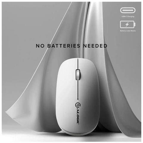 Mouse Wireless AMBT4KWH 2 Tasti Colore Bianco - Foto 2