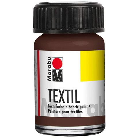 Colori Per Tessuti ""textil Plus"" 15ml - Colore Marrone Scuro 045 - Foto 1