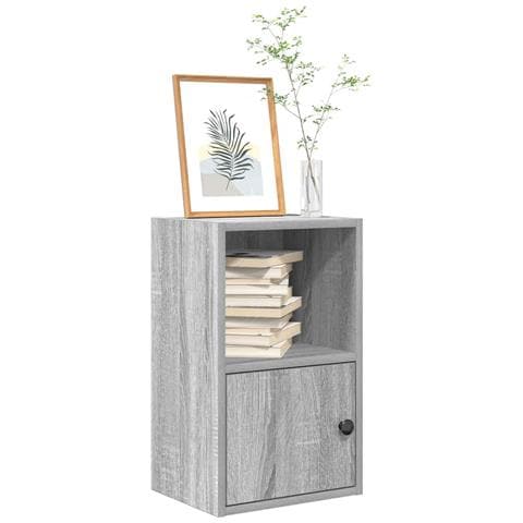 Libreria Grigio Sonoma 31x24x52 Cm In Legno Multistrato - Foto 1