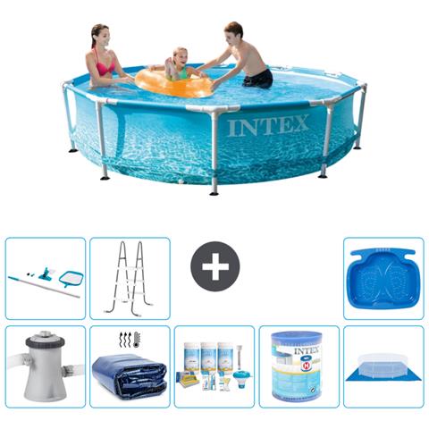 Piscina Fuori Terra - In Giro - 305x76 Cm - Blu - Include Accessori Coordinati A1361 - Foto 1