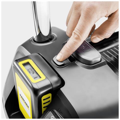 Aspiracenere AD 2 a Batteria Capacità 14 Litri Tubo 1,2 m con Funzione di Aspirazione Secco Nero - Foto 2