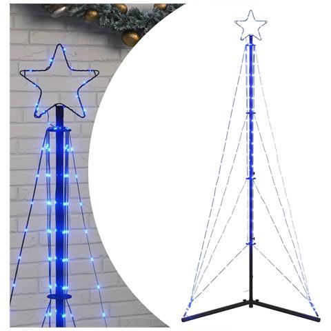 Albero di Natale a LED 363 LED Blu 182 cm - Foto 1