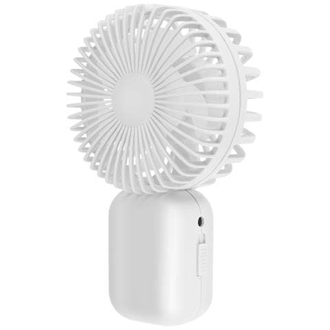 Mini Ventilatore Portatile Ultra-compatto Con Batteria Ricaricabile 250 Mah, Bianco - Foto 1