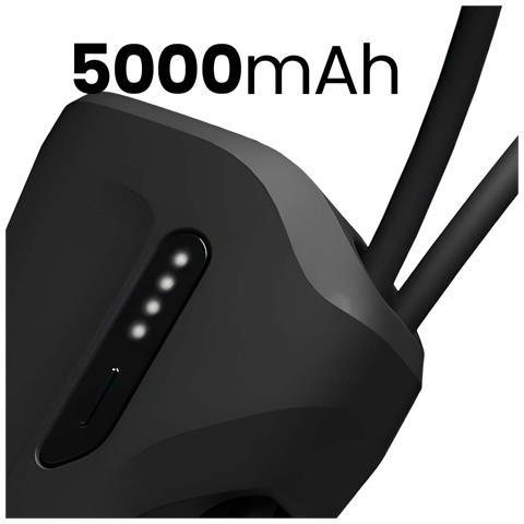 Powerbank Thumboost Da 5000 Mah Con 2 Porte Usb-c Da 20 W E Cavo Usb-c, Nero - Foto 2