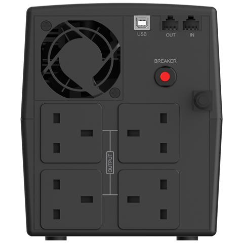 ZEUS04G gruppo di continuità (UPS) A linea interattiva 2,2 kVA 1320 W 4 presa (e) AC - Foto 6