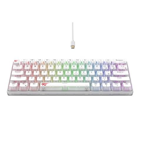 KB903L (Transparent white) tastiera Gaming USB QWERTY - Foto 2