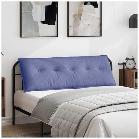 Cuscino per Schiena Blu jeans 140 x 19 x 50 cm Tessuto - Foto 2
