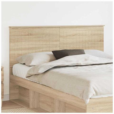 Testiera con testiera Rovere Sonoma 150 cm Legno multistrato - Foto 2