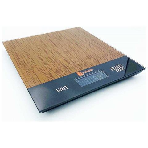 Bilancia da cucina elettronica in vetro, bilancia digitale per alimenti LCD da 5 kg - Foto 1