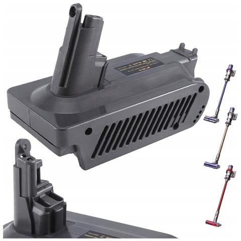 Adattatore Batteria 18v Per Dyson V10 - Compatibile Con Bosch Bat622, Bat609, Bat618g | Materiale Abs, Facile Installazione, Alta Qualità - Foto 1