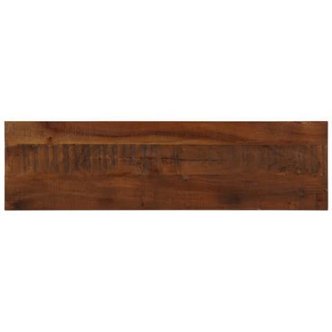 Piano Tavolo 120x30x3,8 cm Rettangolare in Massello di Recupero - Foto 1
