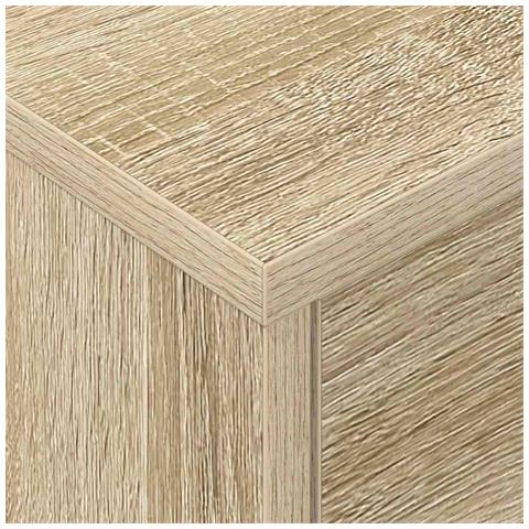 Comodino Rovere Sonoma 40,5 x 40 x 48 cm Legno multistrato - Foto 9