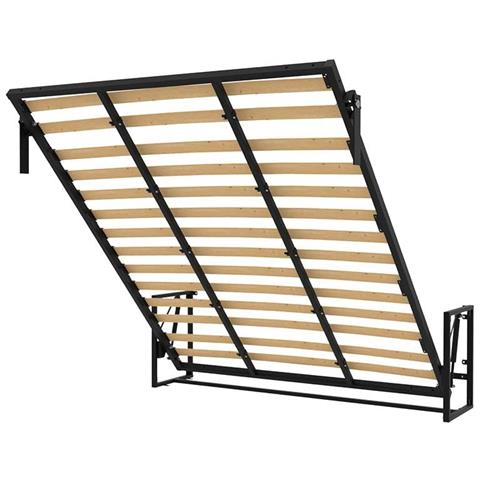 Letto a Scomparsa Morphy Classic - Sistema multifunzionale modulare SizeFlex & TypeFlex, letto a scomparsa salvaspazio ed estensibile con moduli divano (150x200 cm, Verticale) - Foto 1