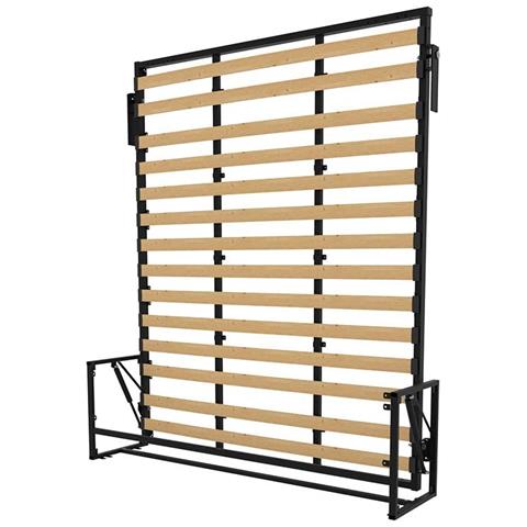 Letto a Scomparsa Morphy Classic - Sistema multifunzionale modulare SizeFlex & TypeFlex, letto a scomparsa salvaspazio ed estensibile con moduli divano (150x200 cm, Verticale) - Foto 2