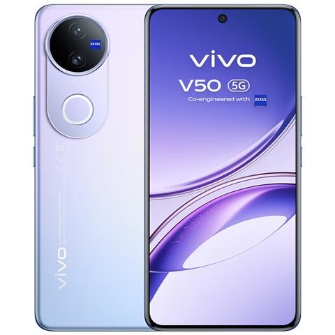 V50 5G 512GB 12GB Ram Display Display 6.77" AMOLED 120Hz Main Camera 50MP Dual nonoSim Android 15 Snapdragon 7 Gen3 6000mAh Mist Purple - Foto 1