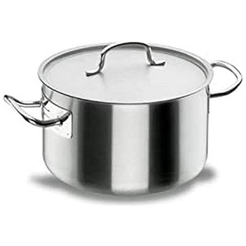 50046 - Pentola alta con coperchio, acciaio inox 18/10, 45 cm - Foto 1