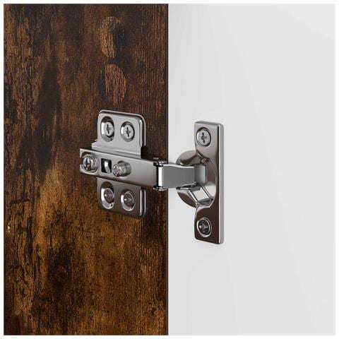 Armadio per Lavabo da Bagno ZWOLLE Rovere Fumo - Foto 9