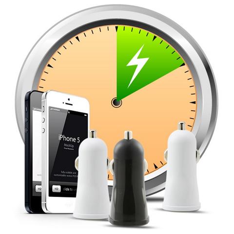 IUSB2-CAR2-1A1P - Caricatore da Auto 1p USB con uscita 5V / 1Ah Bianco - Foto 6