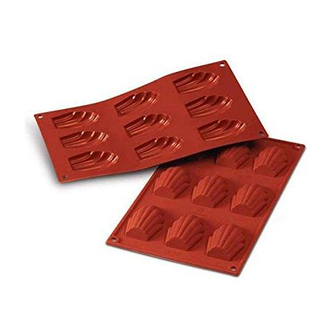 Stampo madeleine 9 cavita 7x5cm classic terracotta silicone - Foto 2