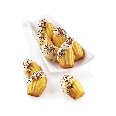 Stampo madeleine 9 cavita 7x5cm classic terracotta silicone - Foto 5