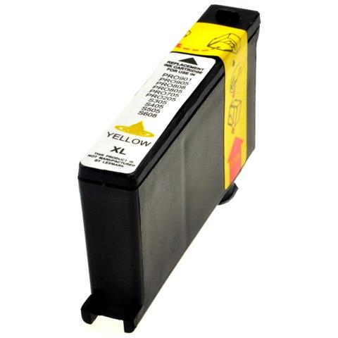 Cartuccia 100xl Gialla Compatibile Per Lexmark 205 705 805 905 305 405 505 605 14n1071e Capacità 12ml - Foto 1