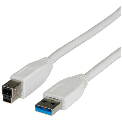 Cavo Usb 3.0 A-b M / M 0.8m - Beige - Foto 1