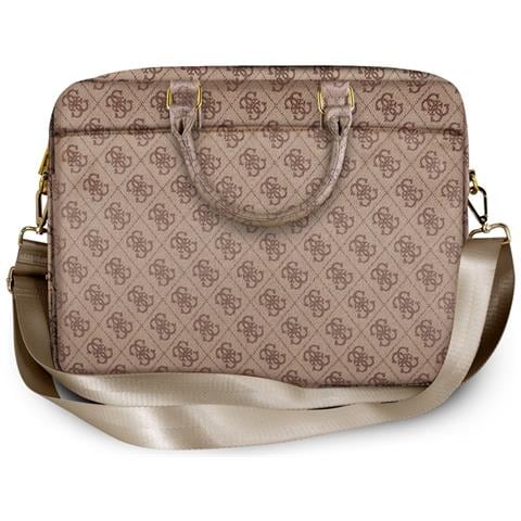 Borsa A Tracolla Computer / tablet 13"" A 15"" Multi-tasche Marrone - Foto 7