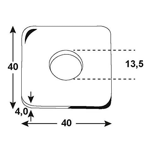Kl4180041 - Rondelle, Zincate, Din 436, 1.000 G, 13,5 X 40 X 40 X 4 Mm - Foto 2