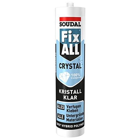 111104 Sigillante Adesivo Fissare Tutte Cristallo, Bianco, 290 Ml - Foto 1