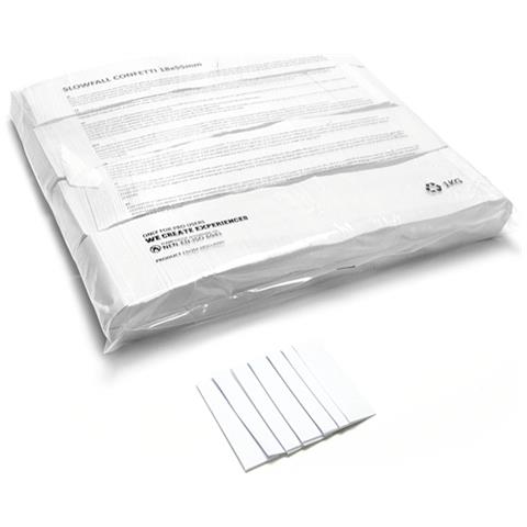 Slowfall Confetti Rectangular 55x18mm, White, 1kg - Foto 2
