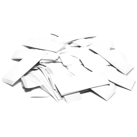 Slowfall Confetti Rectangular 55x18mm, White, 1kg - Foto 1