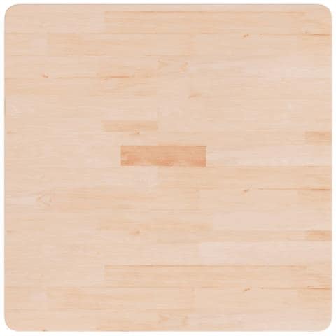 Piano Tavolo Quadrato 70x70x1,5cm Massello Rovere Non Trattato - Foto 2