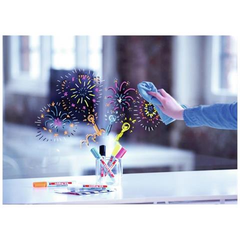 Edding 95 Glass Evidenziatore 1 Pz Tipo Di Punta Nero - Foto 2