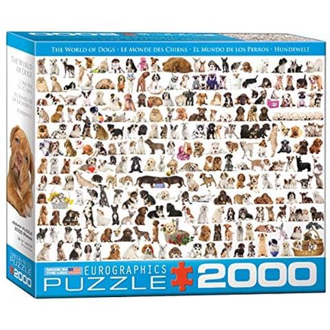Puzzle Il Mondo Dei Cani (2000 Pezzi) - Foto 1