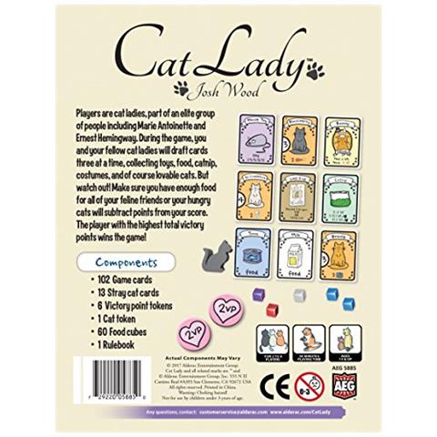 Cat Lady - Gioco Di Carte Originale, Colleziona E Salva Gatti E Randagi, Divertimento Per Tutta La Famiglia, Grafica Carina, Da 2 A 4 Giocatori, Tempo Di Gioco Di 30 Minuti, Dai 14 Anni In Su, Gruppo t - Foto 4