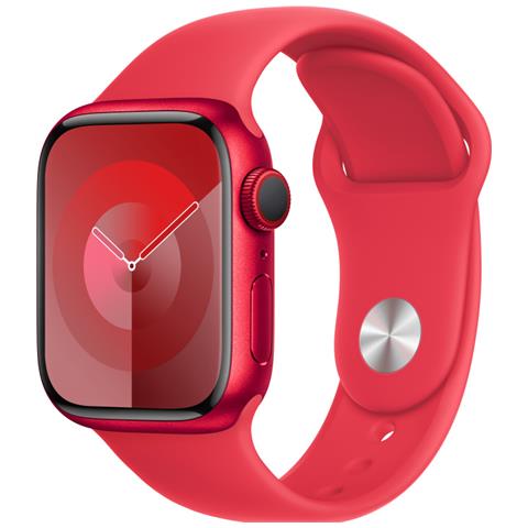 Cinturino Sport Red (41 mm) - Compatibilità: Modelli di Apple Watch 38 mm 40 mm 41 mm Materiale: Fluoroelastomero Misura: M /L - Foto 2