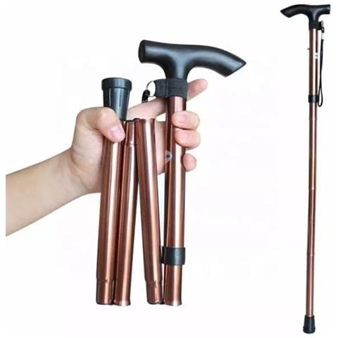 Bastone Pieghevole Regolabile Leggero Per Anziani - Foto 1