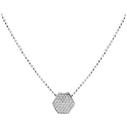 Gioielli P11060-cz-45. Collana, Colore Grigio. Donna. - In ordine - Foto 3