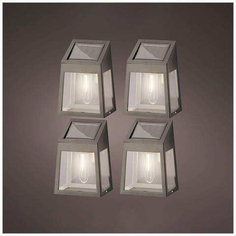 Applique Da Parete Lumineo 898174 Solare Luce Led 4 Unità 5 Lm - Foto 2