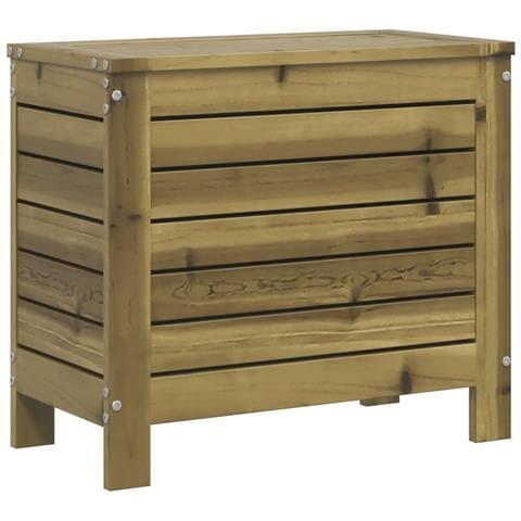 Poggiapiedi da Giardino 62x31,5x52 cm Legno Impregnato di Pino - Foto 2