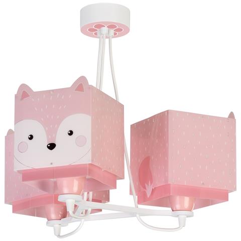 Lampada A Sospensione Per Bambini 3 Luci Little Fox Piccola Volpe - Foto 2