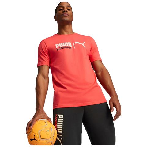 Handball Tee Active 65852409, Uomini, Rosso, S - Foto 1