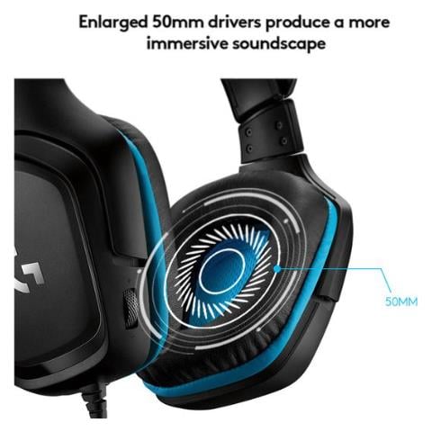 Cuffie da Gioco N263015W 2000 Hz Colore Nero /Blu - Foto 2