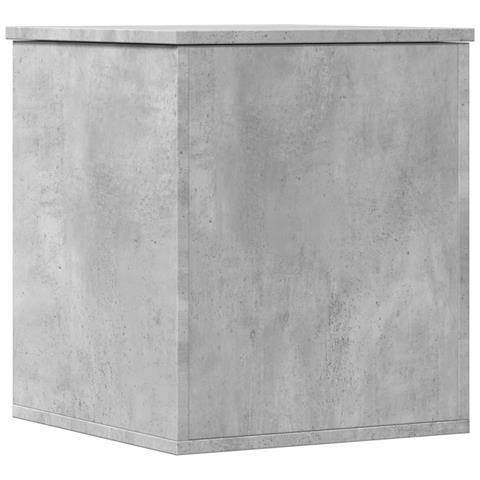 Contenitore Grigio Cemento 40x42x46 Cm In Legno Multistrato - Foto 2