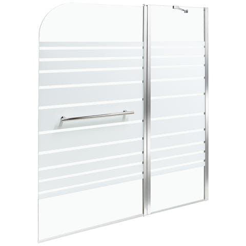 Parete Doccia Per Vasca Tuapi 140 X 120 Cm Argento - Foto 2