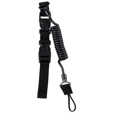Portachiavi Tattico Retrattile Con Corda Elastica - Porta Chiavi Anti-smarrimento Black - Foto 1