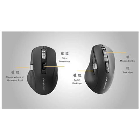 Mouse Gaming Wireless Apex 6400 DPI 7 Tasti Colore Nero - Foto 4