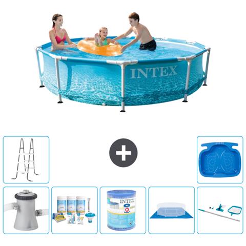 Piscina Fuori Terra - In Giro - 305x76 Cm - Blu - Include Accessori Coordinati A1362 - Foto 1