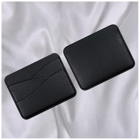 Elegante Porta Carte In Pelle Pu Con 4 Scomparti Black - Foto 2
