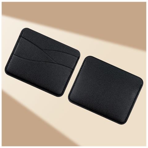 Elegante Porta Carte In Pelle Pu Con 4 Scomparti Black - Foto 3